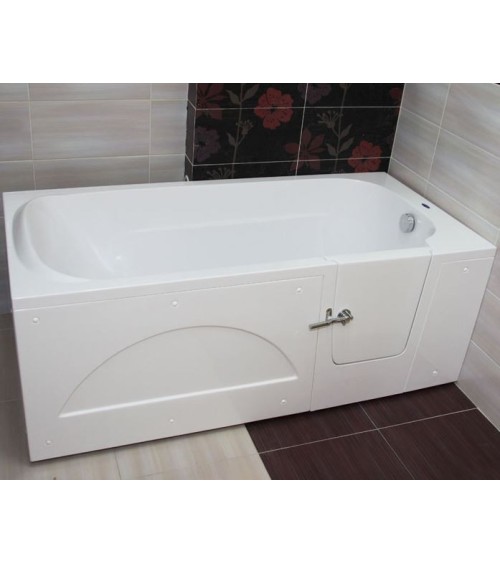 Baignoire à porte EULALIE 140/150/160 x76x60 cm