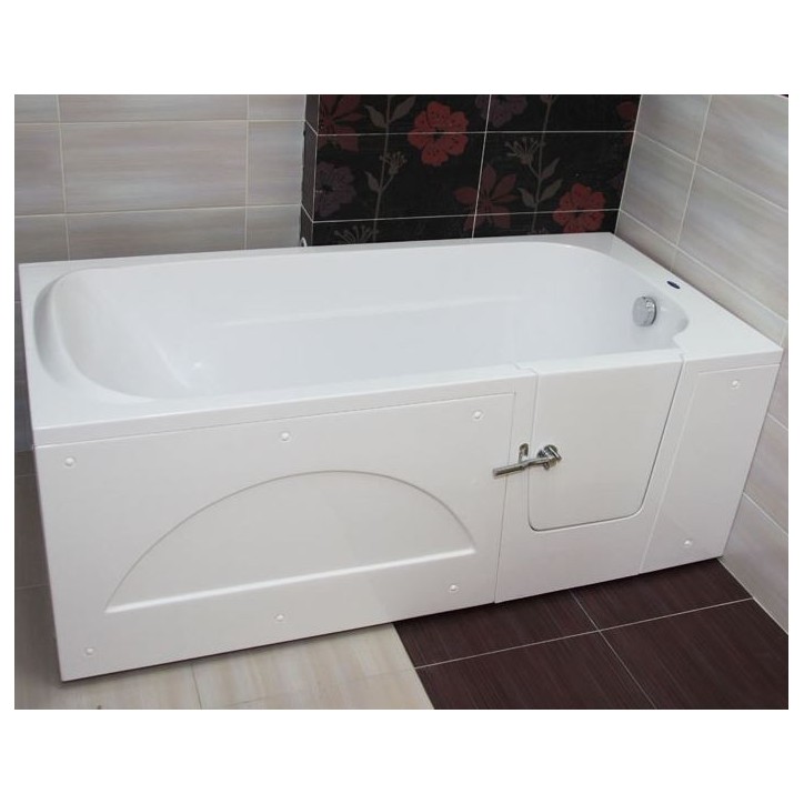 Baignoire à porte EULALIE 140/150/160 x76x60 cm