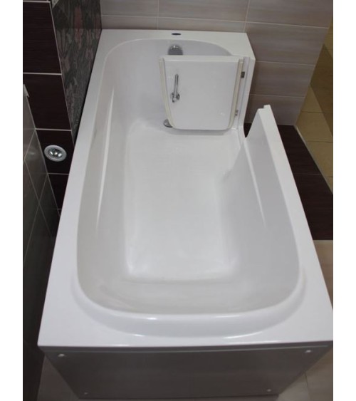 Baignoire à porte EULALIE 140/150/160 x76x60 cm