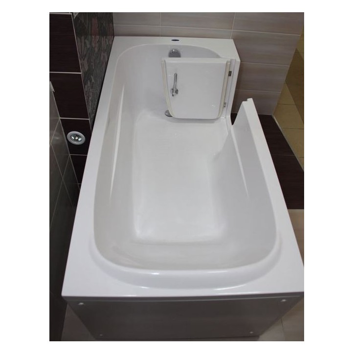 Baignoire à porte EULALIE 140/150/160 x76x60 cm