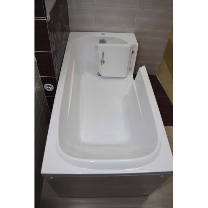 Baignoire à porte EULALIE 140/150/160 x76x60 cm