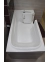 Baignoire à porte EULALIE 140/150/160 x76x60 cm