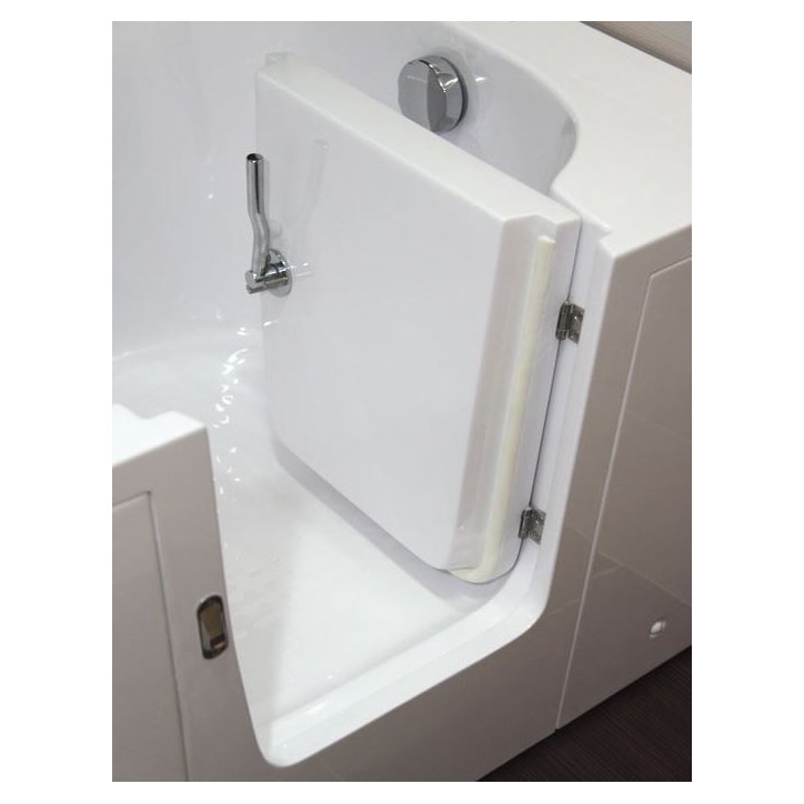 Baignoire à porte EULALIE 140/150/160 x76x60 cm