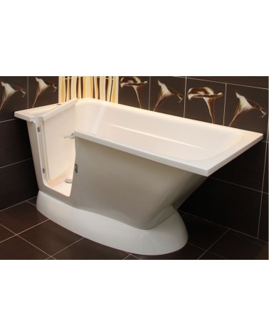 Baignoire à porte îlot AMELIE 160x75x70 cm
