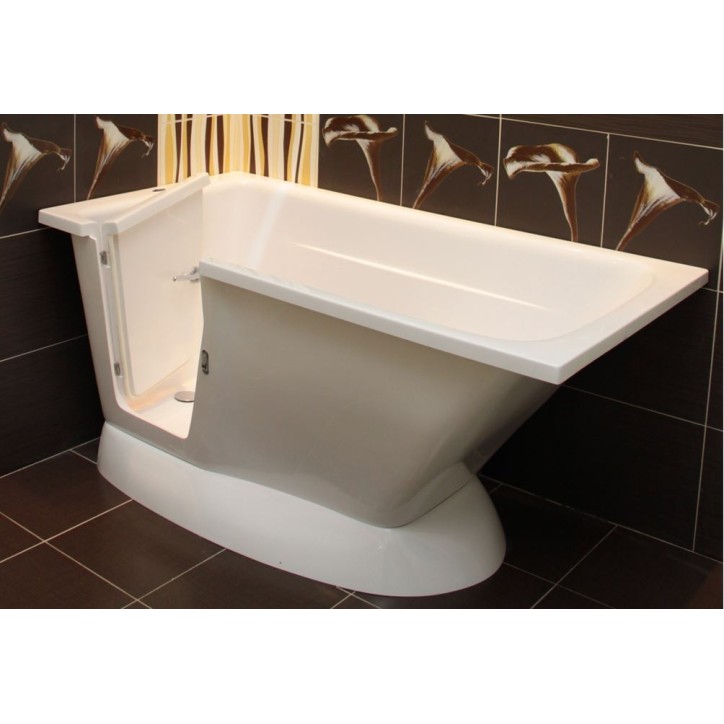 Baignoire à porte îlot AMELIE 160x75x70 cm Baignoire à porte îlot AMELIE 160x75x70 cm