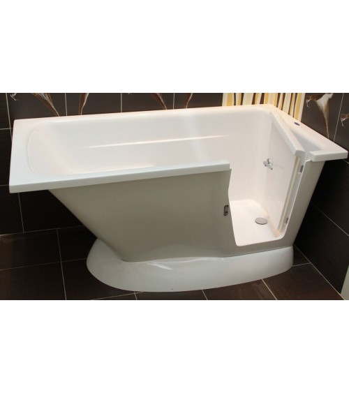 Baignoire à porte îlot AMELIE 160x75x70 cm