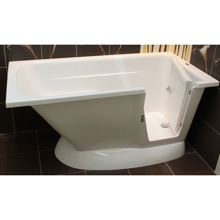 Baignoire à porte îlot AMELIE 160x75x70 cm Baignoire à porte îlot AMELIE 160x75x70 cm