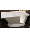 Baignoire à porte îlot AMELIE 160x75x70 cm