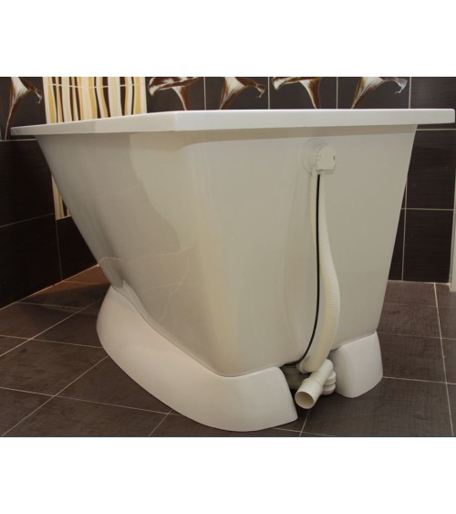 Baignoire à porte îlot AMELIE 160x75x70 cm