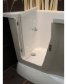 Baignoire à porte îlot AMELIE 160x75x70 cm