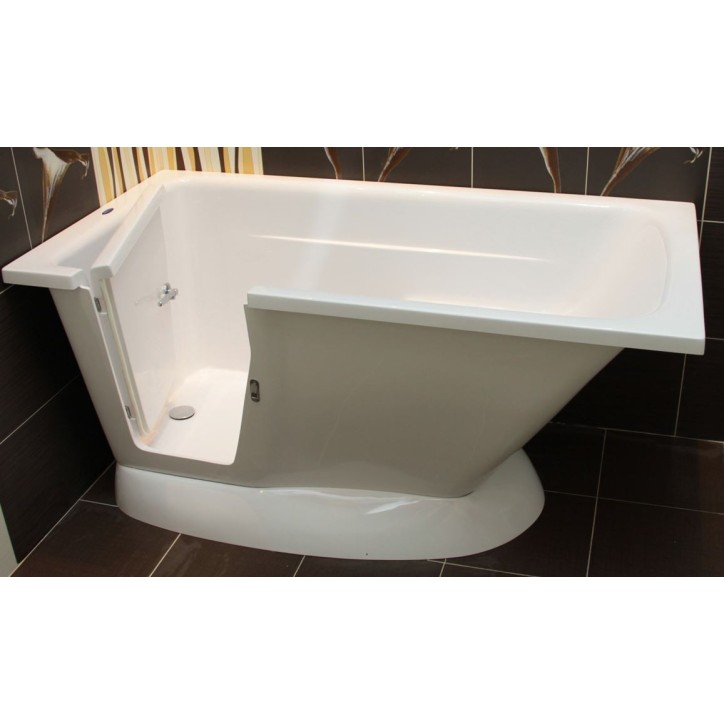 Baignoire à porte îlot AMELIE 160x75x70 cm Baignoire à porte îlot AMELIE 160x75x70 cm