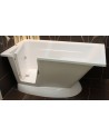 Baignoire à porte îlot AMELIE 160x75x70 cm