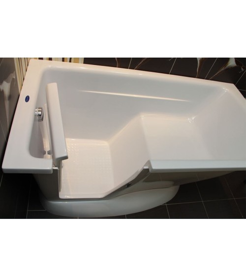 Baignoire à porte îlot AMELIE 160x75x70 cm