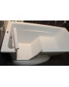 Baignoire à porte îlot AMELIE 160x75x70 cm
