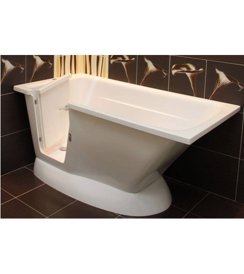 Baignoire à porte îlot AMELIE 160x75x70 cm