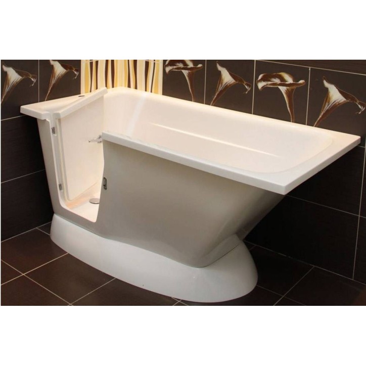 Baignoire à porte îlot AMELIE 160x75x70 cm Baignoire à porte îlot AMELIE 160x75x70 cm