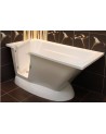 Baignoire à porte îlot AMELIE 160x75x70 cm