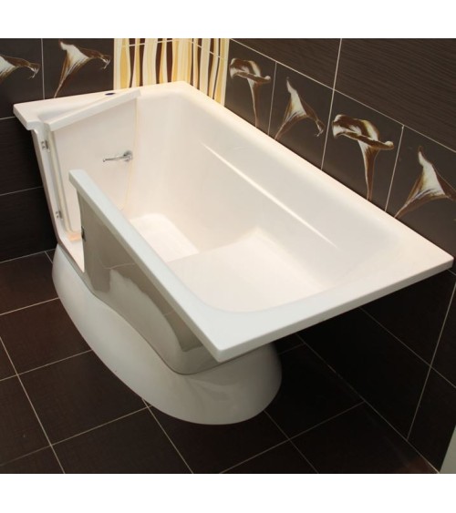 Baignoire à porte îlot AMELIE 160x75x70 cm