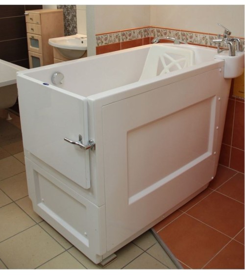 Baignoire à porte ROSALIE 130x68x90 cm