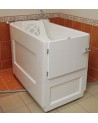 Baignoire à porte ROSALIE 130x68x90 cm