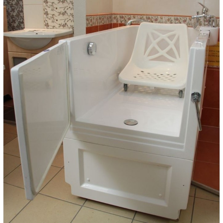 Baignoire à porte ROSALIE 130x68x90 cm