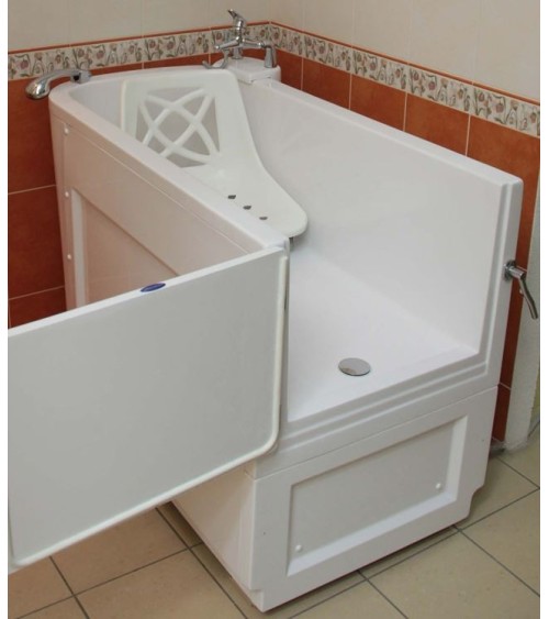 Baignoire à porte ROSALIE 130x68x90 cm