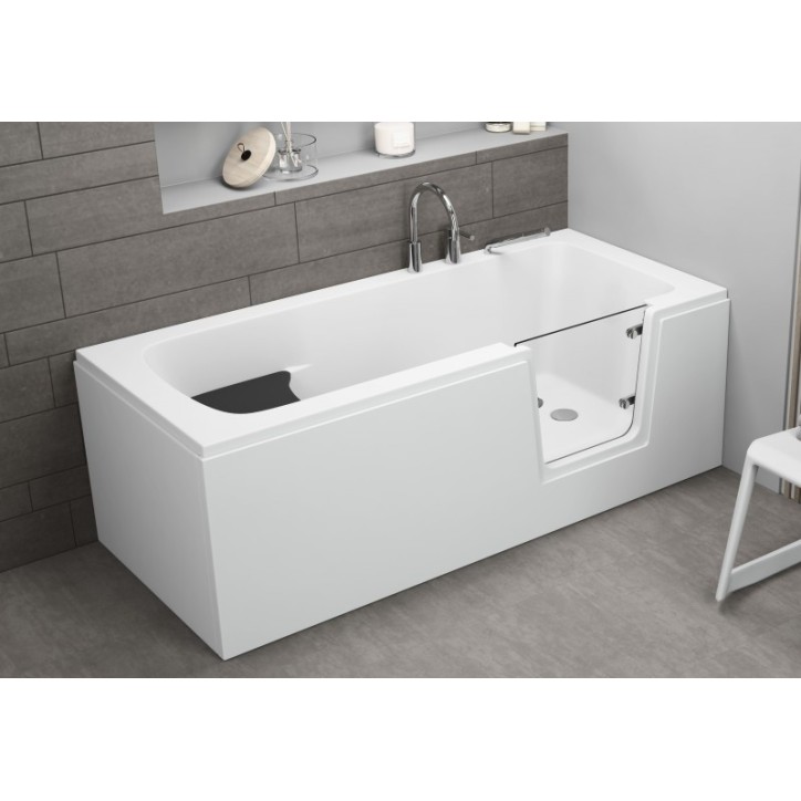 Baignoire à porte ADELAIDE 160/170/180x75/80x54 cm