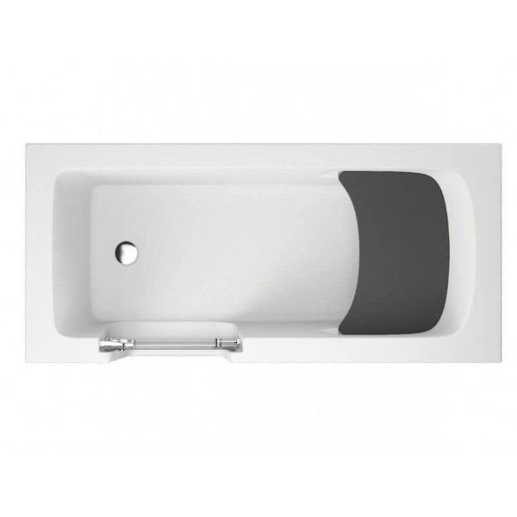 Baignoire à porte ADELAIDE II  NOIR160/170/180x75/80x54 cm