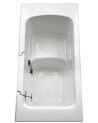 Baignoire à porte AZALAS 129.54*66.04 cm
