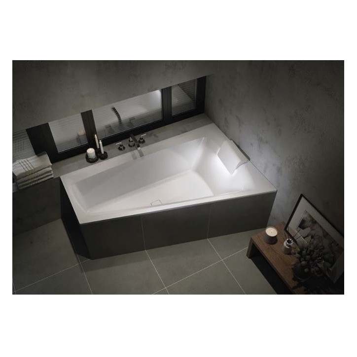 Baignoire d'angle WONNY 170x110 cm, gauche