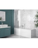 Baignoire  INSPIRO 150/160/170 cm x 70 cm pare baignoire