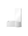 Baignoire  INSPIRO 150/160/170 cm x 70 cm pare baignoire