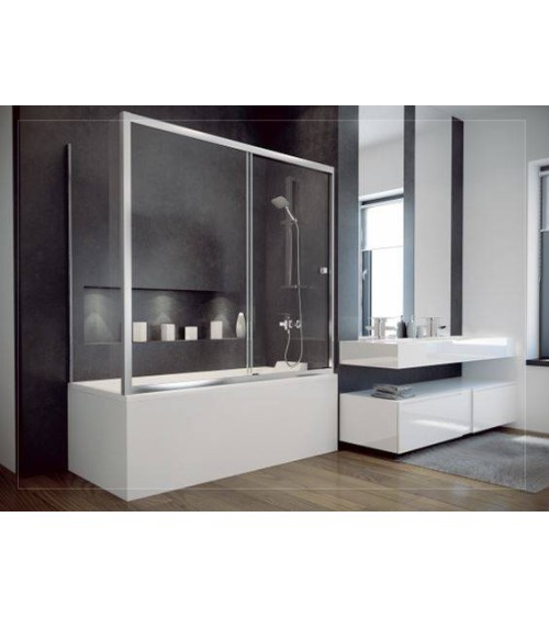 Baignoire SLIDE 150x70 cm + pare baignoire réversible