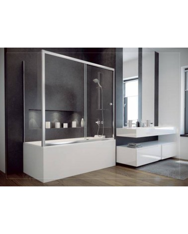 Baignoire SLIDE 150x70 cm + pare baignoire réversible