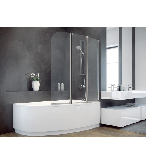 Baignoire MARY 160/170 cm + pare baignoire
