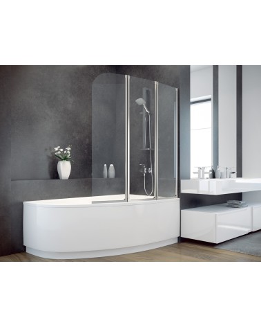 Baignoire MARY 160/170 cm + pare baignoire