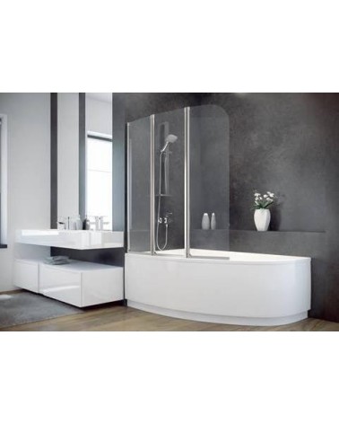 Baignoire MARY 160/170 cm + pare baignoire