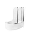 Baignoire MARY 160/170 cm + pare baignoire