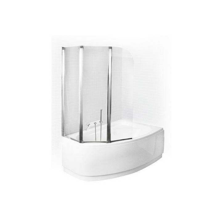 Baignoire MARY 160/170 cm + pare baignoire