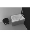 Baignoire sabot ALVERANA en acier émaillé 105x70 cm