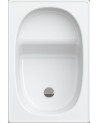 Baignoire sabot ALVERANA en acier émaillé 105x70 cm