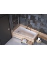 Baignoire d'angle ULTIMA gauche 150 ou 160  cm slim