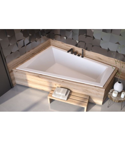Baignoire d'angle Gauche ULTIMA DUO 170 ou 180 cm ultra-slim