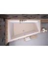 Baignoire d'angle Gauche ULTIMA DUO 170 ou 180 cm ultra-slim