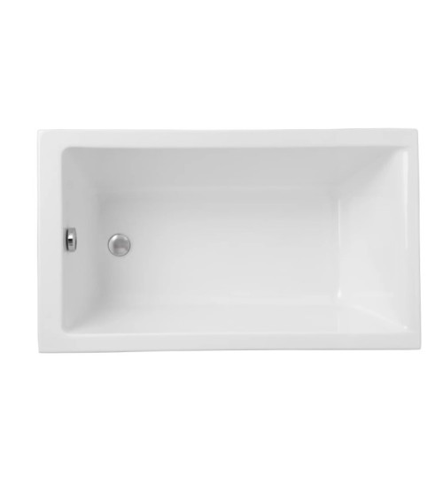 Baignoire CAPRI BLACK MINI avec tablier 100/120 X 70 CM