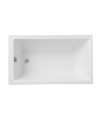 Baignoire CAPRI BLACK MINI avec tablier 100/120 X 70 CM