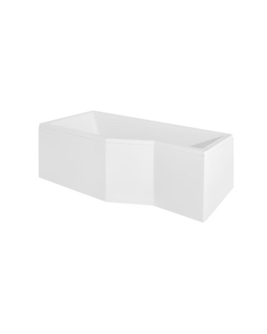 Baignoire asymétrique INTERO 150/170 cm x 75 cm  sans pare baignoire