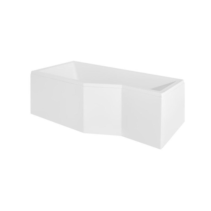 Baignoire asymétrique INTERO 150/170 cm x 75 cm  sans pare baignoire