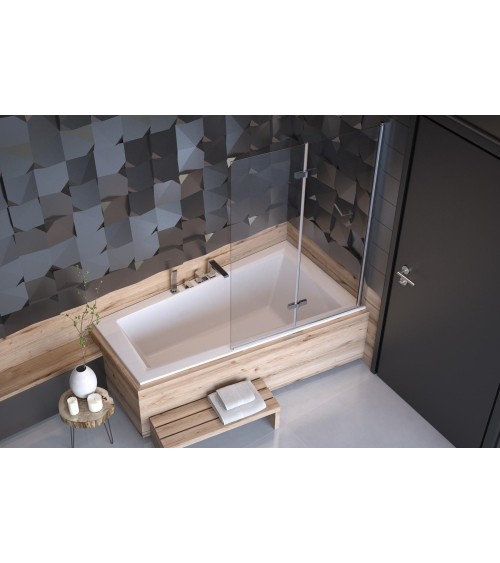 Baignoire d'angle DROITE ULTIMA 150 ou 160 cm slim