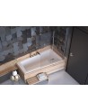 Baignoire d'angle DROITE ULTIMA 150 ou 160 cm slim